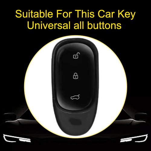 LIA1T1-White Transparent Button-Blue Plating- Car Key Cover For Li Auto Inc