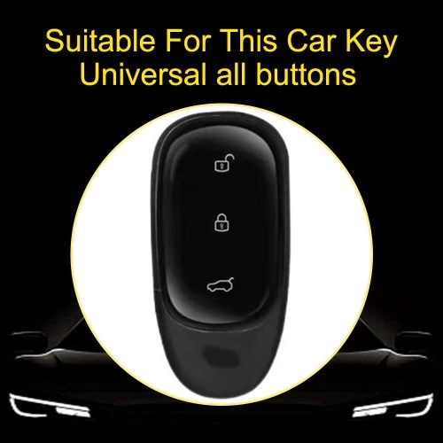 LIA1T1-White Transparent Button-Red Plating- Car Key Cover For Li Auto Inc