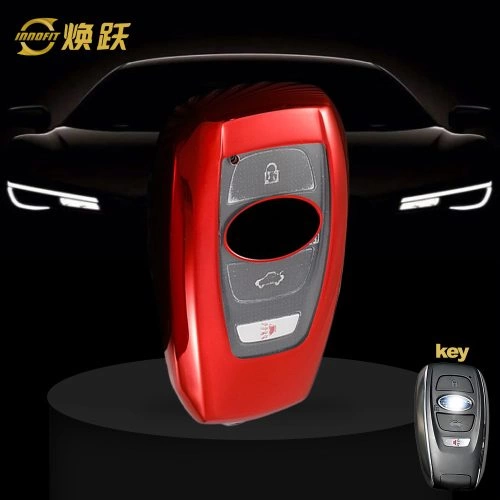 ROA1T1-White Transparent Button-Red Plating- Car Key Cover For Roewe