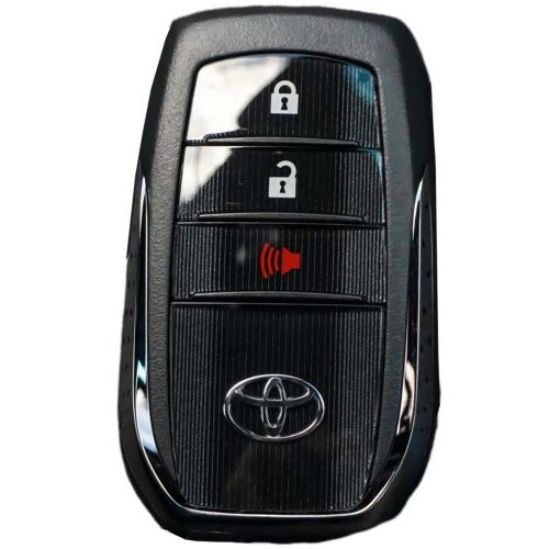 TOC5T1-White-Gold Plating- Car Key Cover For Toyota