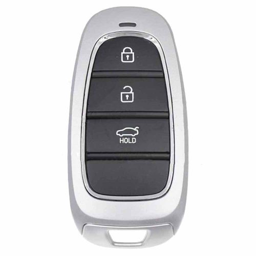 HYE1T1-White-Silver Plating Car Key Cover For Hyundai