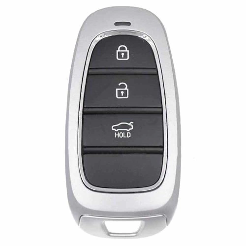 HYE1T1-White-Silver Plating Car Key Cover For Hyundai
