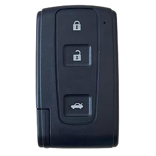 TOF3T1-White-Gold Plating- Car Key Cover For Toyota