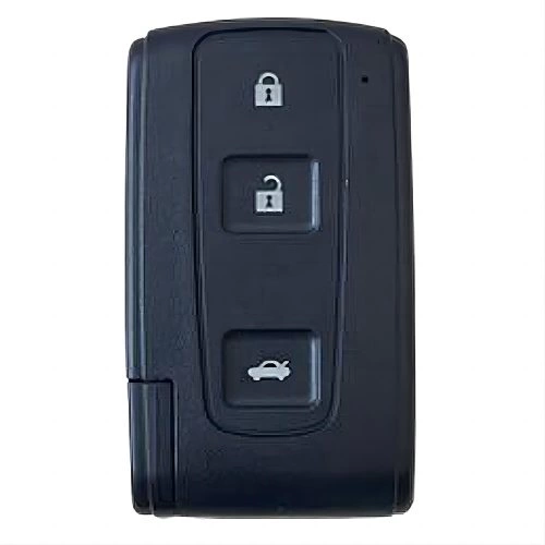 TOF3T1-White-Gold Plating- Car Key Cover For Toyota