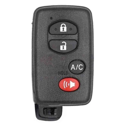 TOG4T1-White-Gold Plating- Car Key Cover For Toyota