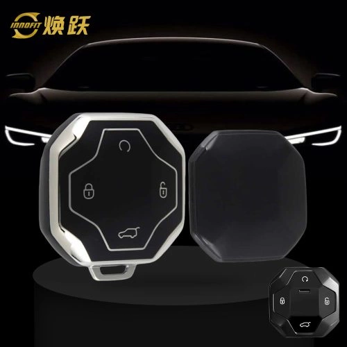 CRN1T1-Black-Silver Plating- Car Key Cover For Chery