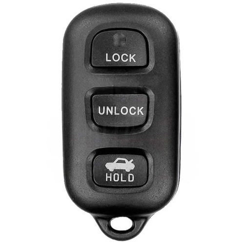 TOM3T1-White-Gold Plating- Car Key Cover For Toyota