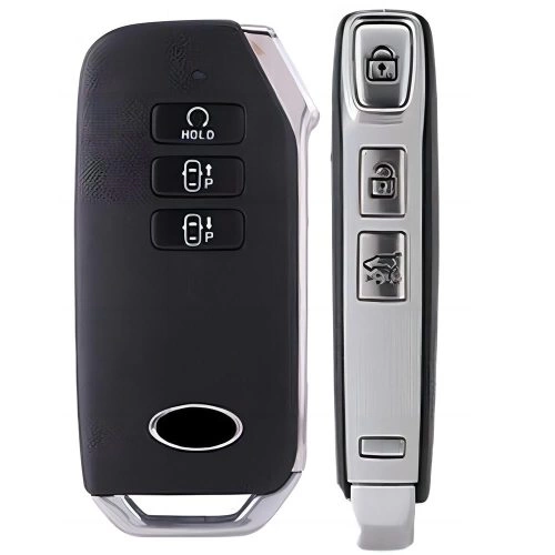KIS2T1-Black-Gold Plating- Car Key Cover For Kia