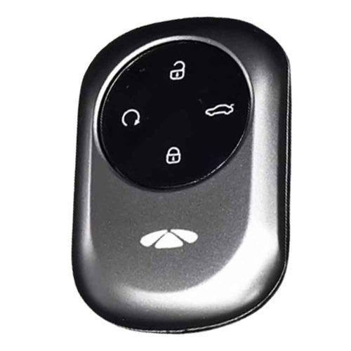 CRO1T1-White-Silver Plating- Car Key Cover For Chery