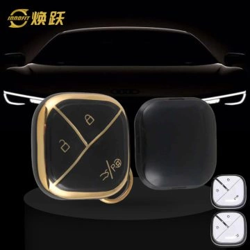 WUG3T1-Black-Gold Plating- Car Key Cover For Wuling