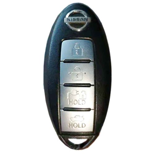 NIB9T1-Black-Silver Plating- Car Key Cover For Nissan