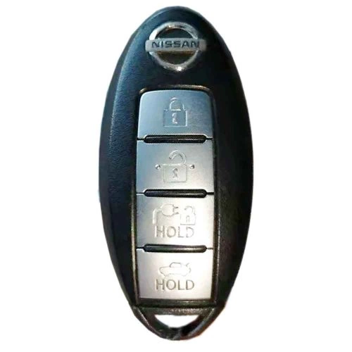 NIB9T1-White-Silver Plating- Car Key Cover For Nissan