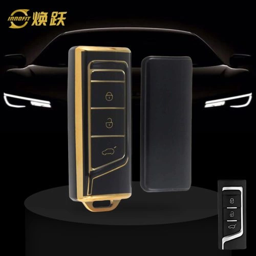 TRG1T1-Black-Gold Plating- Car Key Cover For Trumpchi