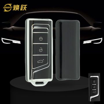 TRG1T1-Black-Silver Plating- Car Key Cover For Trumpchi