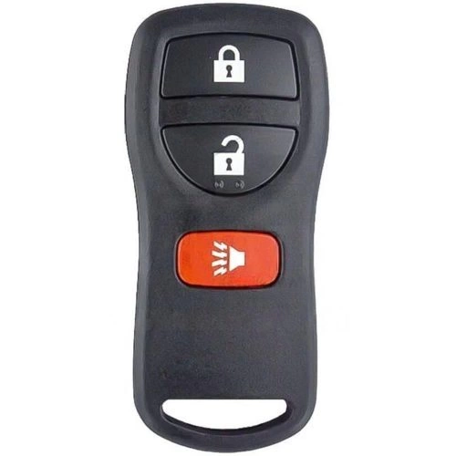 NIJ1T1-White-Gold Plating- Car Key Cover For Nissan