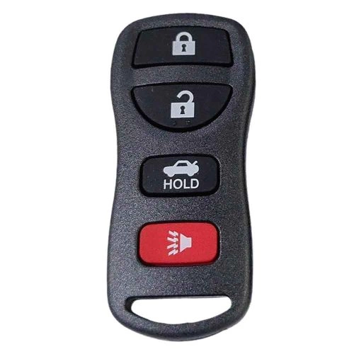 NIJ2T1-White-Gold Plating- Car Key Cover For Nissan