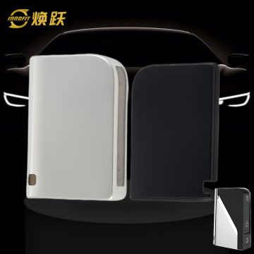 LYB1T1-White Transparent Button-Silver Plating- Car Key Cover For LYNK&CO