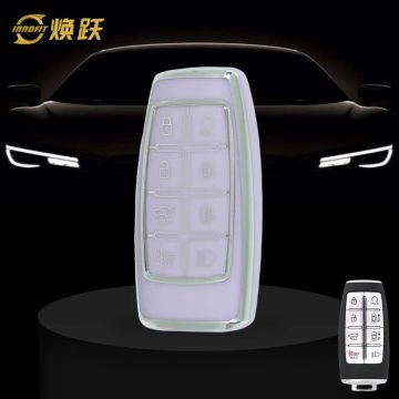 GNA4T1-Purple-Silver Plating- Car Key Cover For GENESIS