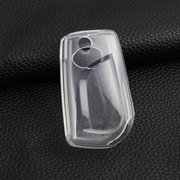 TOA1T1-White Transparent- Car Key Cover For Toyota