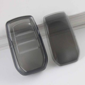 TOC1T1-Black Transparent- Car Key Cover For Toyota