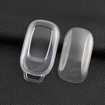 HOB1T1-White Transparent- Car Key Cover For Honda