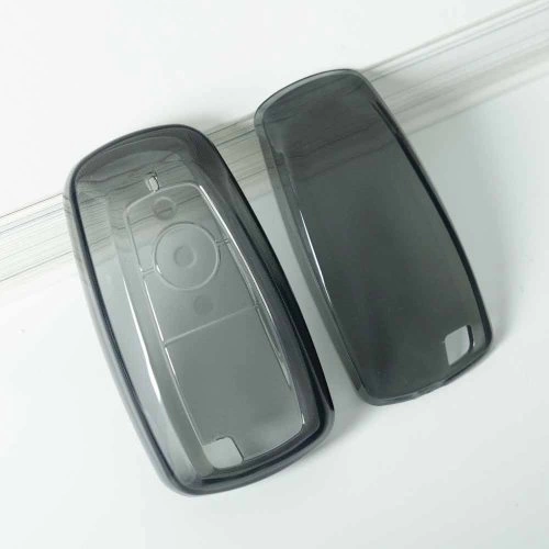 FOB1T1-Black Transparent- Car Key Cover For Ford