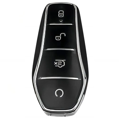 BYD1T1-Black Transparent- Car Key Cover For BYD