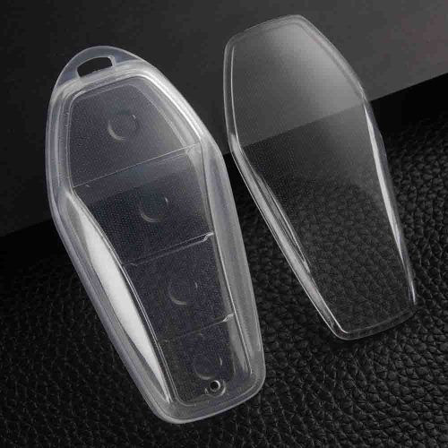 BYD1T1-White Transparent- Car Key Cover For BYD