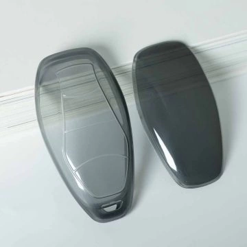 HND1T1-Black Transparent- Car Key Cover For Hong Qi