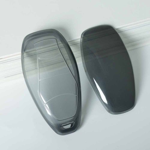 HND1T1-Black Transparent- Car Key Cover For Hong Qi