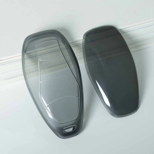 HND1T1-Black Transparent- Car Key Cover For Hong Qi