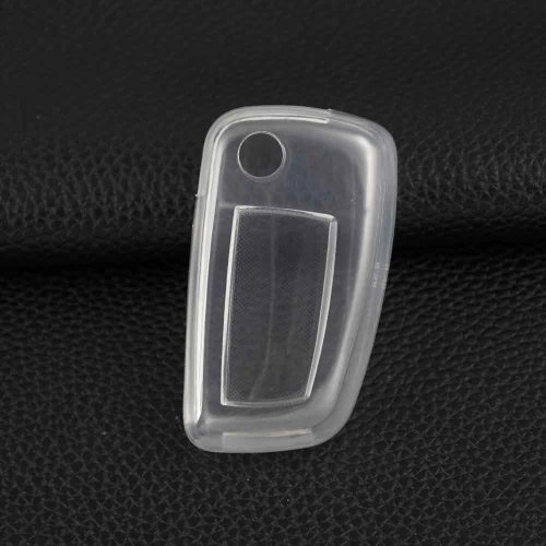 NIC1T1-White Transparent- Car Key Cover For Nissan