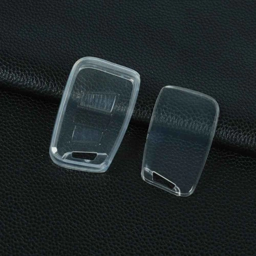 VOD1T1-White Transparent- Car Key Cover For Volkswagen