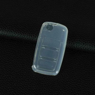 VOB1T1-White Transparent- Car Key Cover For Volkswagen