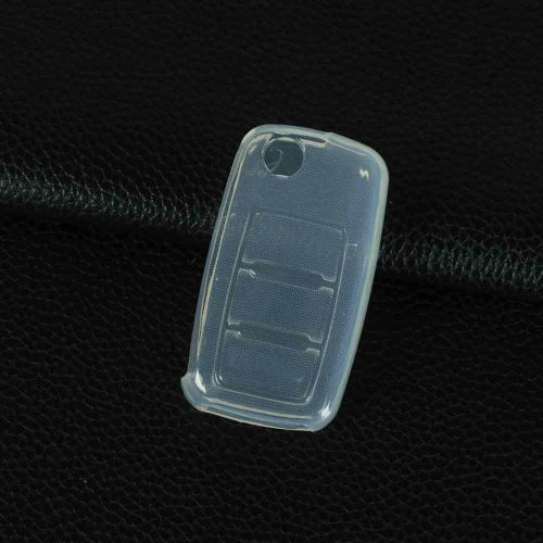 VOB1T1-White Transparent- Car Key Cover For Volkswagen