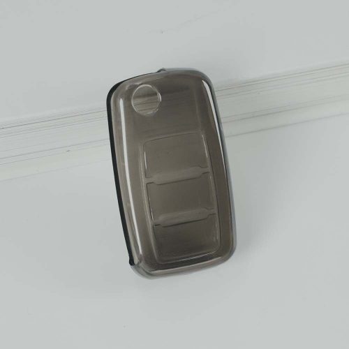 VOB1T1-Black Transparent- Car Key Cover For Volkswagen