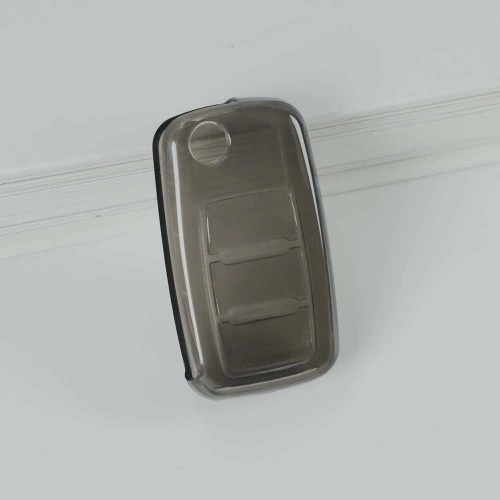 VOB1T1-Black Transparent- Car Key Cover For Volkswagen