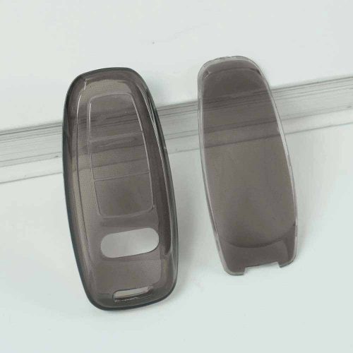 AUC1T1-Black Transparent- Car Key Cover For Audi