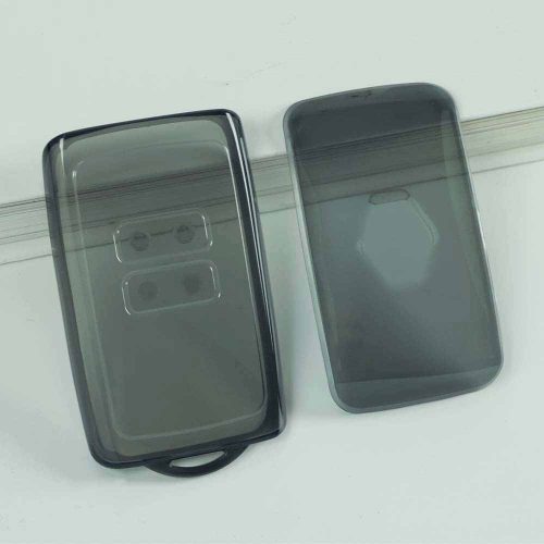 REA1T1-Black Transparent- Car Key Cover For Renault