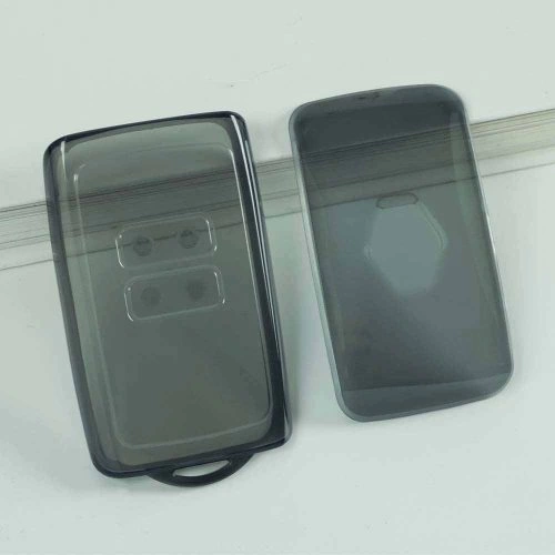 REA1T1-Black Transparent- Car Key Cover For Renault
