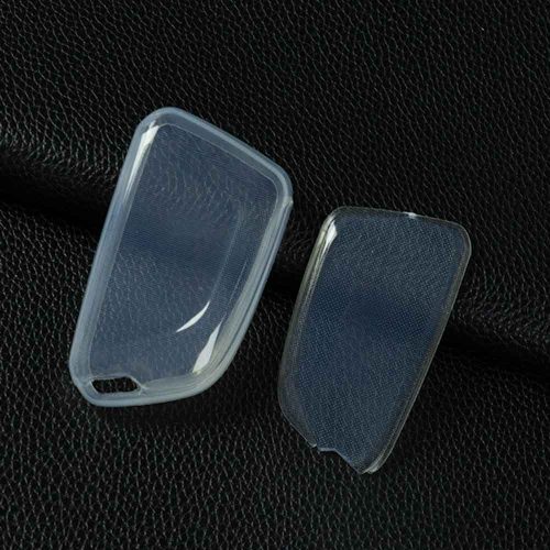 CAB1T1-White Transparent- Car Key Cover For Cadillac