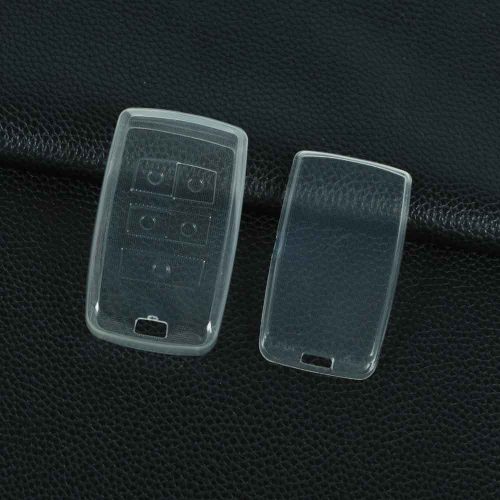 LAB1T1-White Transparent- Car Key Cover For Landrover
