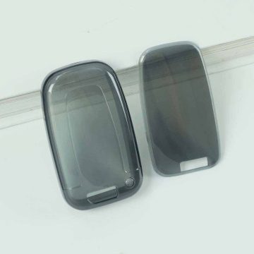 HYC1T1-Black Transparent- Car Key Cover For Hyundai