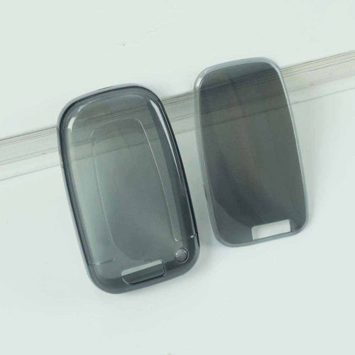 HYC1T1-Black Transparent- Car Key Cover For Hyundai