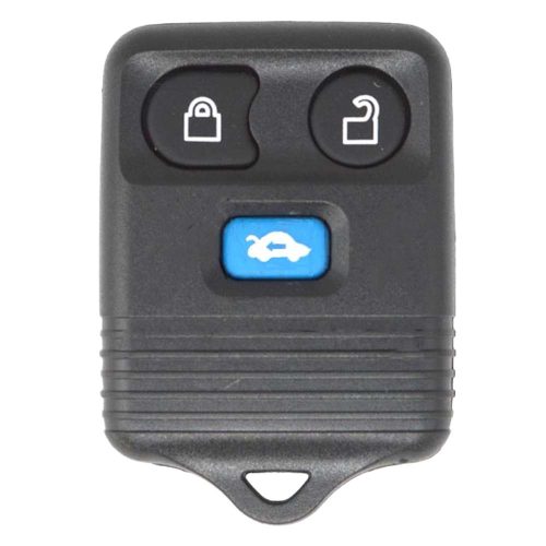 FOK3T1-Black-Gold Plating- Car Key Cover For Ford