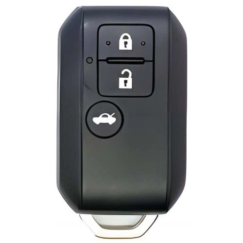 SUB3T1-White-Silver Plating- Car Key Cover For Suzuki