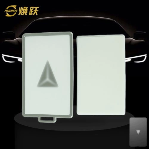 CHG1T1-White-Silver Plating- Car Key Cover For CHANGAN