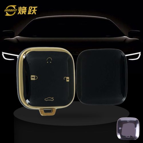 CHJ1T1-Black-Gold Plating- Car Key Cover For CHANGAN