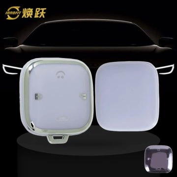 CHJ1T1-Purple-Silver Plating- Car Key Cover For CHANGAN