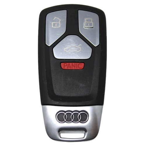 AUA3T1-Pink-Silver Plating- Car Key Cover For Audi